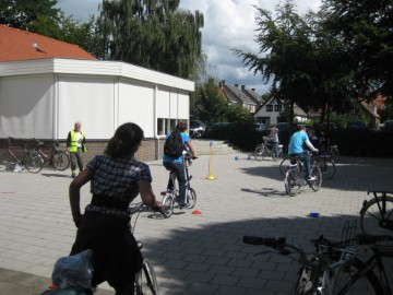 Vaardigheid toetsen op een parcours